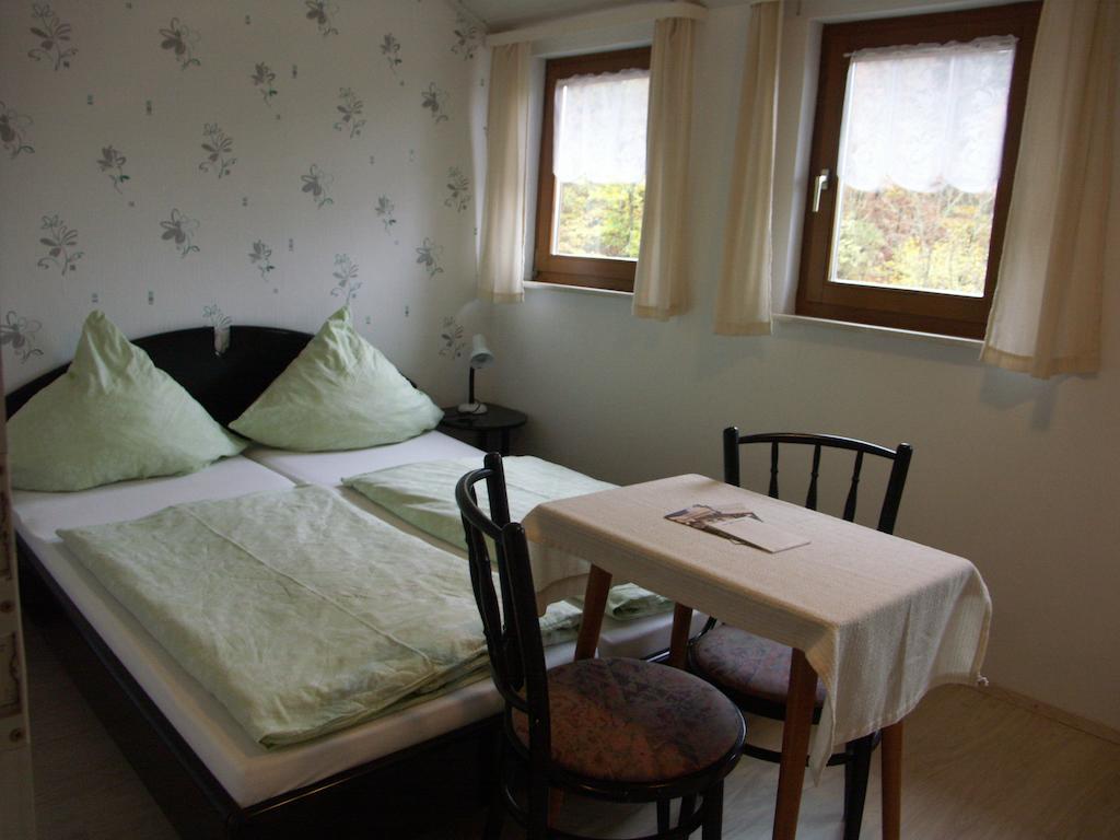 Waldpension Zum Felsenkeller Lichtenfels-Sachsenberg Exteriör bild