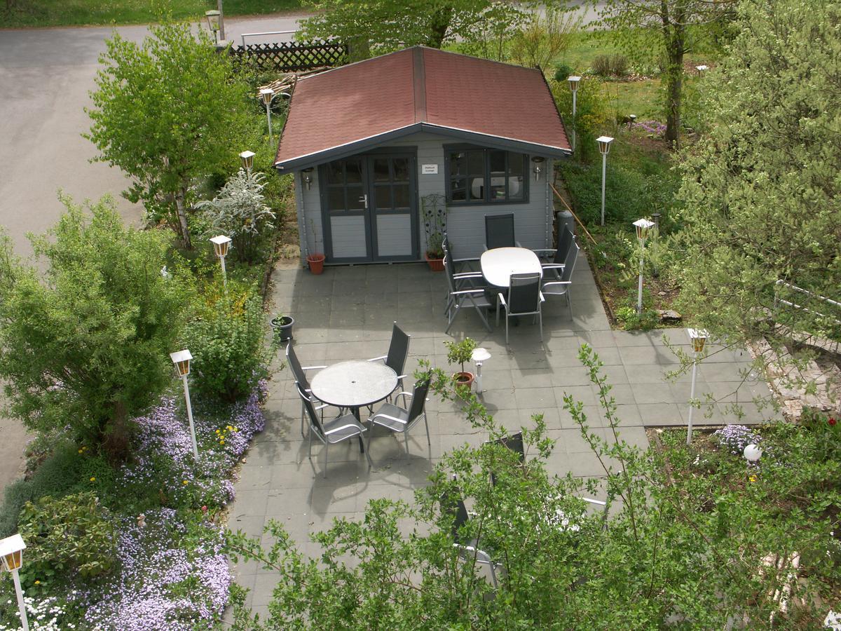 Waldpension Zum Felsenkeller Lichtenfels-Sachsenberg Exteriör bild